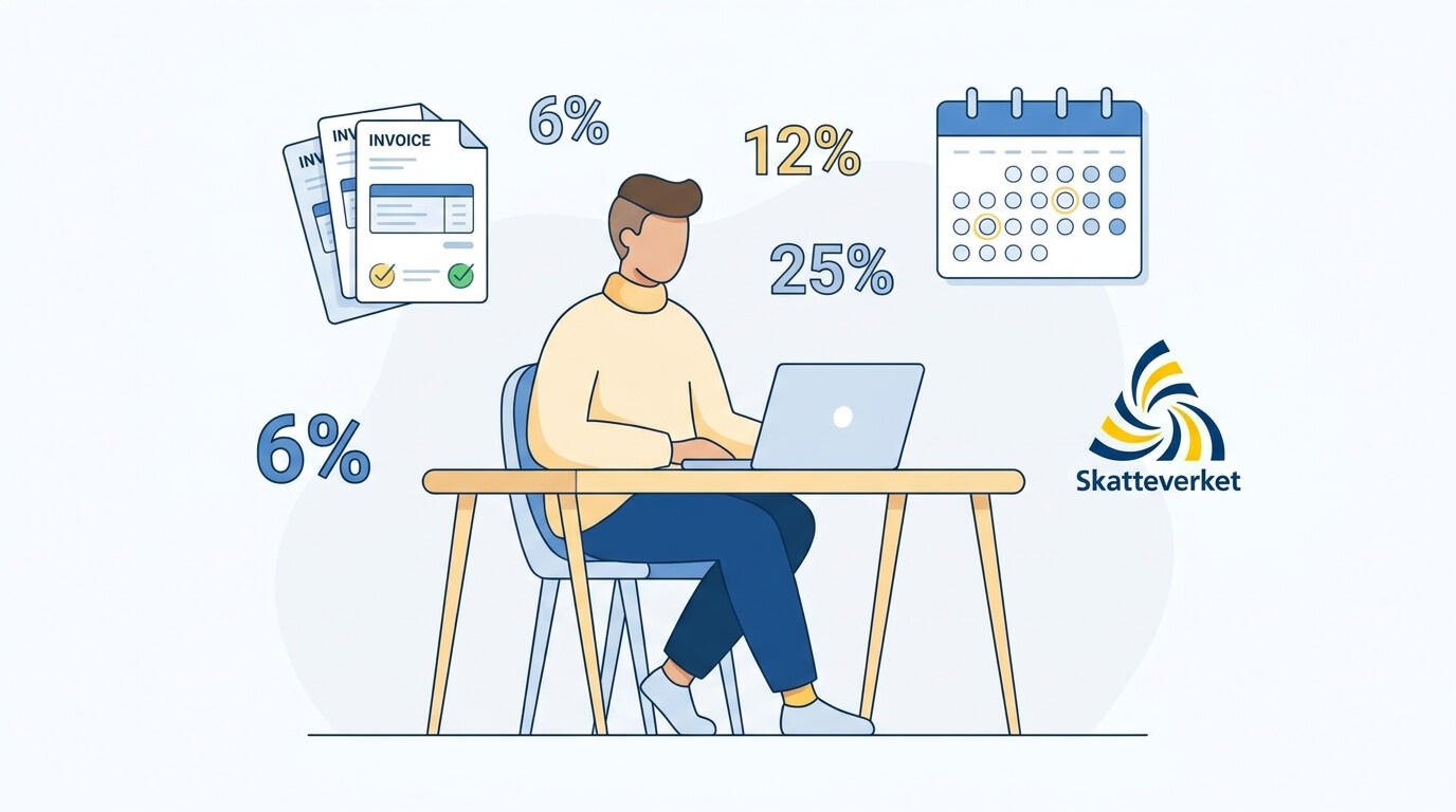 Moms för företagare – komplett guide 2026