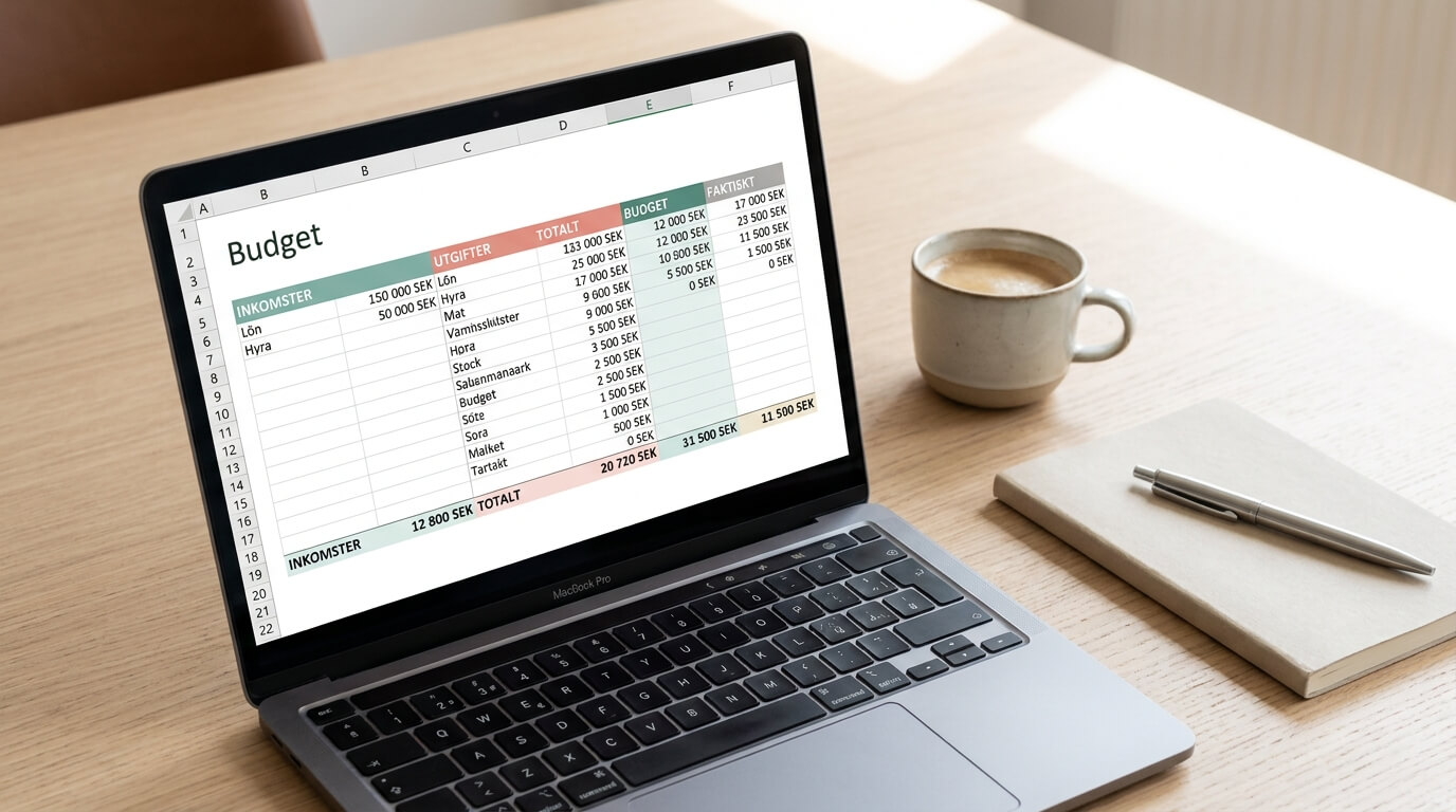 Företagsbudget mall – guide och gratis Excel-mall